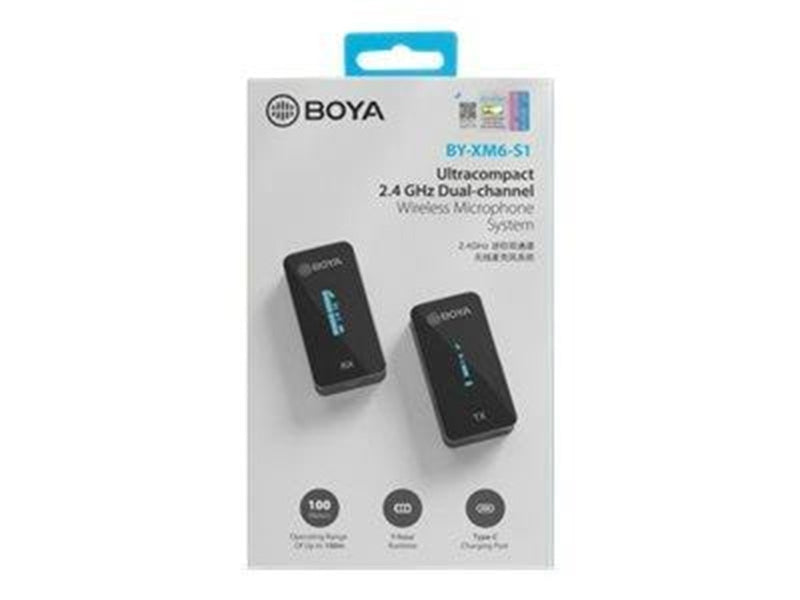 BOYA BY-XM6-S1 - wireless microphone system