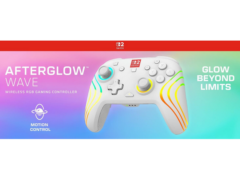 Turtle Beach Afterglow Wave - White - Wireless Controller - Nintendo Switch