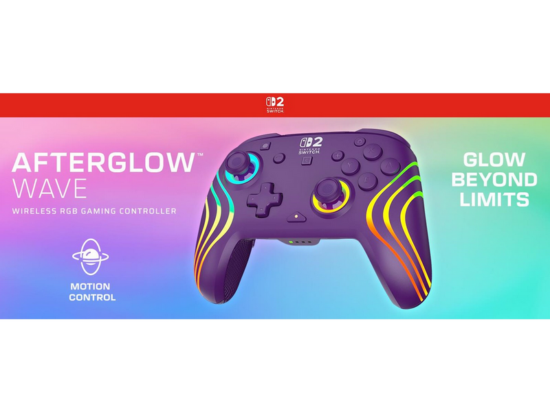 Turtle Beach Afterglow Wave - Purple - Wireless Controller - Nintendo Switch