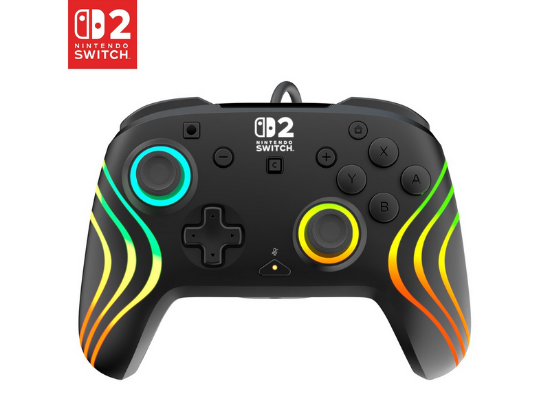 Turtle Beach Afterglow Wave - Black - Wired Controller - Nintendo Switch 2