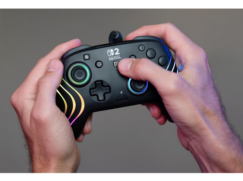 Turtle Beach Afterglow Wave - Black - Wired Controller - Nintendo Switch 2