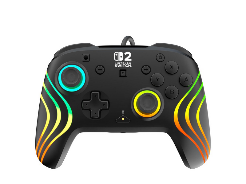 Turtle Beach Afterglow Wave - Black - Wired Controller - Nintendo Switch 2