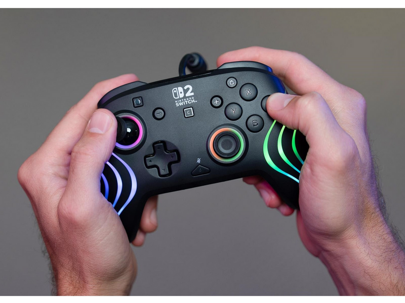 Turtle Beach Afterglow Wave - Black - Wired Controller - Nintendo Switch 2