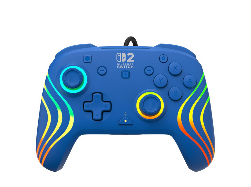 Turtle Beach Afterglow Wave - Blue - Wired Controller - Nintendo Switch 2