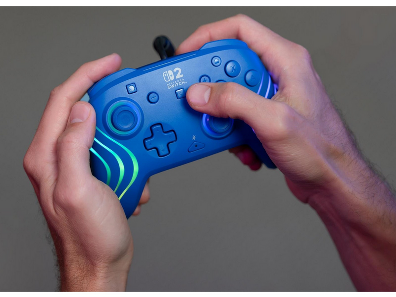 Turtle Beach Afterglow Wave - Blue - Wired Controller - Nintendo Switch 2