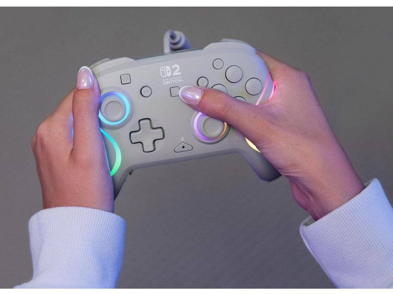 Turtle Beach Afterglow Wave - Grey - Wired Controller - Nintendo Switch 2