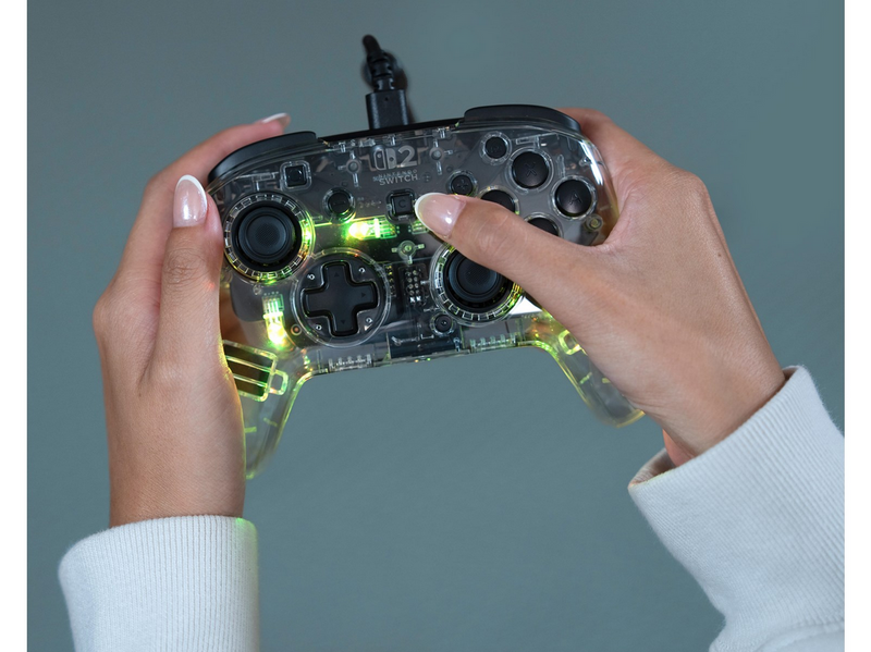 Turtle Beach Afterglow - Clear - Wired Controller - Nintendo Switch