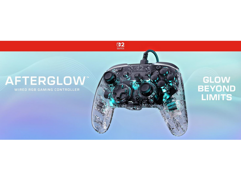 Turtle Beach Afterglow - Clear - Wired Controller - Nintendo Switch