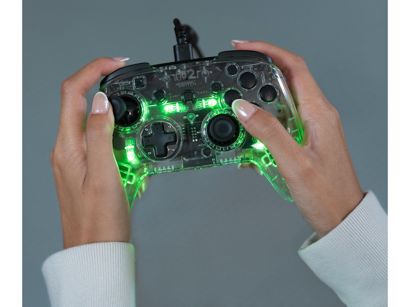Turtle Beach Afterglow - Clear - Wired Controller - Nintendo Switch
