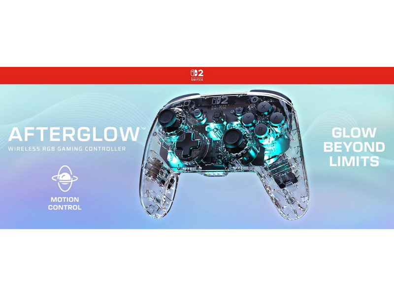Turtle Beach Afterglow - Clear - Wireless Controller - Nintendo Switch