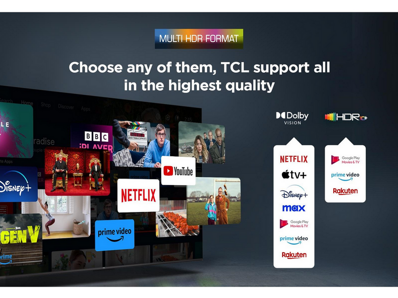 TCL 43" Flachbild TV LED 4K 43P7K P7K Series - 43" Class (42.5" viewable) LED-backlit LCD TV - QLED - 4K