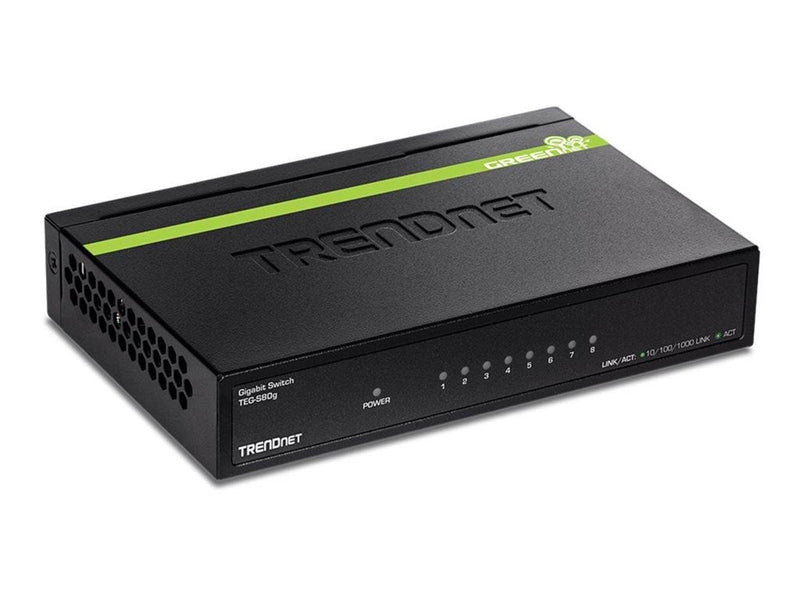 TRENDnet TEG-S80G 8-Port Gigabit GREENnet Switch