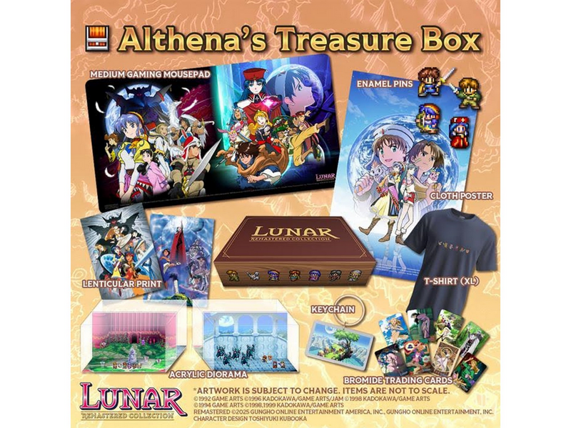 Clear River Games - LUNAR Remastered Collection Althena's Treasure Box (Game Not Included)