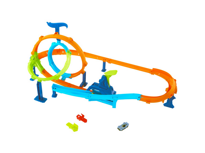 Hot Wheels Stunt Tracks Doppel-Looping Smash