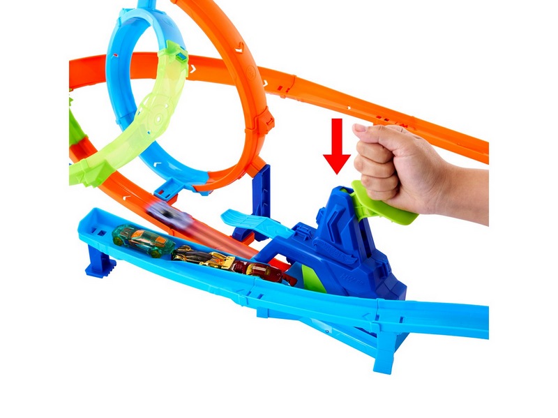 Hot Wheels Stunt Tracks Doppel-Looping Smash