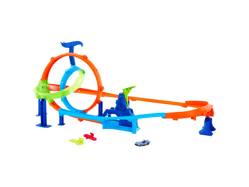 Hot Wheels Stunt Tracks Doppel-Looping Smash