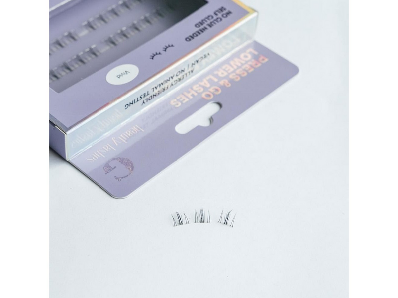 G Beauty Lashes Press & Go lower lashes Vivid