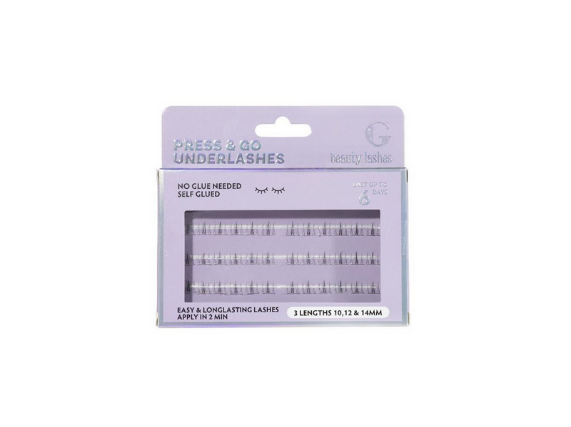 G Beauty Lashes Press & Go lower lashes Vivid