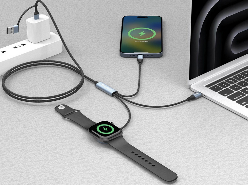Sandberg 3in1 Travel Charge 100W Cable