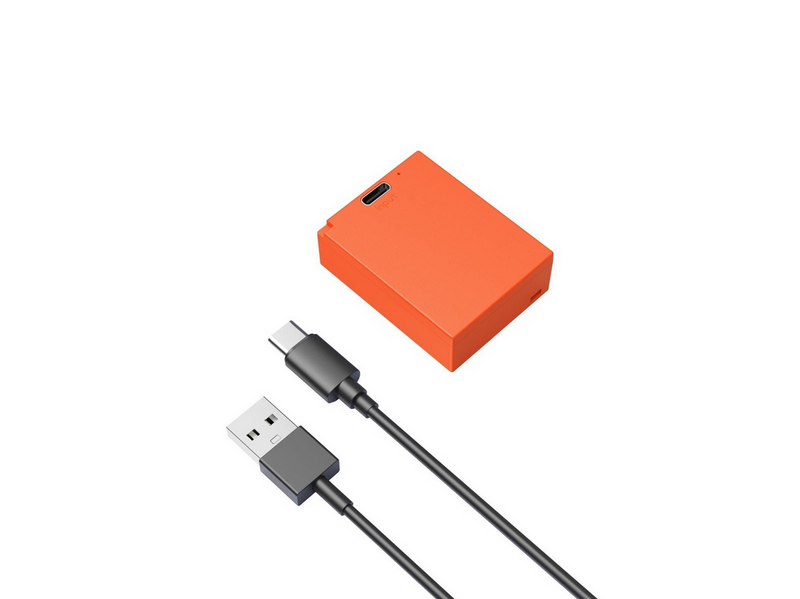 SmallRig 5088 USB-C Rechargeable Camera Battery NP-W126S Orange