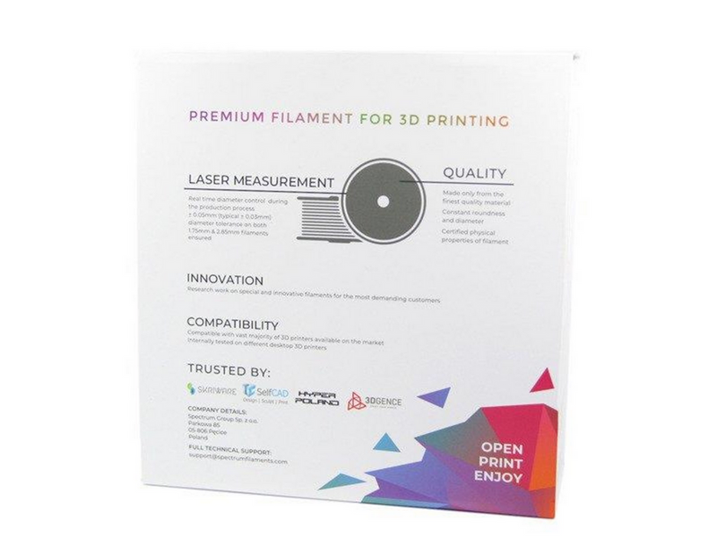 Spectrum 3D Filament / PLA Premium / ⌀ 1.75 mm / Forest Green / 1 kg