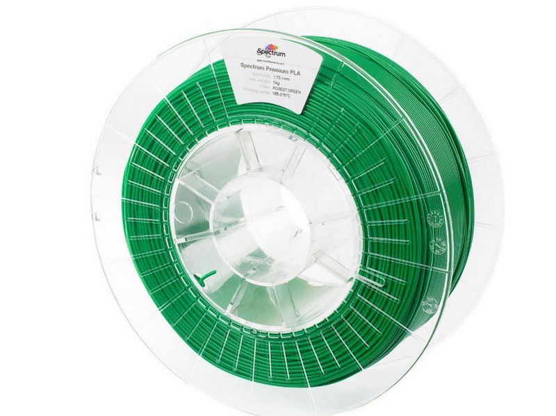 Spectrum 3D Filament / PLA Premium / ⌀ 1.75 mm / Forest Green / 1 kg