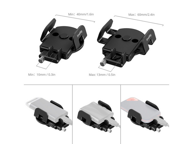 SmallRig 5196 Universal Mounting Clamp for External SSD