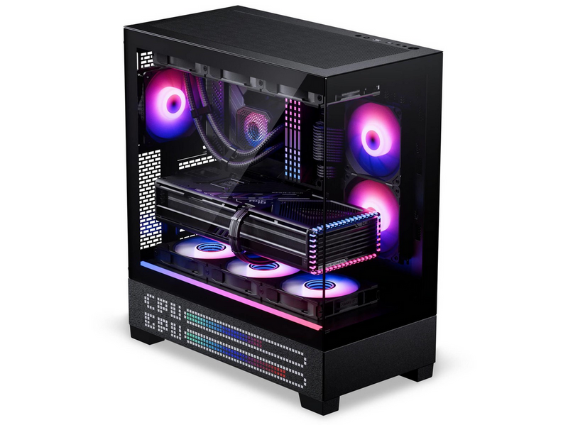 Phanteks XT View Matrix - Gehäuse - Miditower - Schwarz