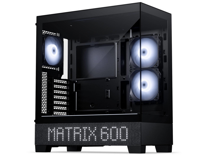 Phanteks XT View Matrix - Gehäuse - Miditower - Schwarz