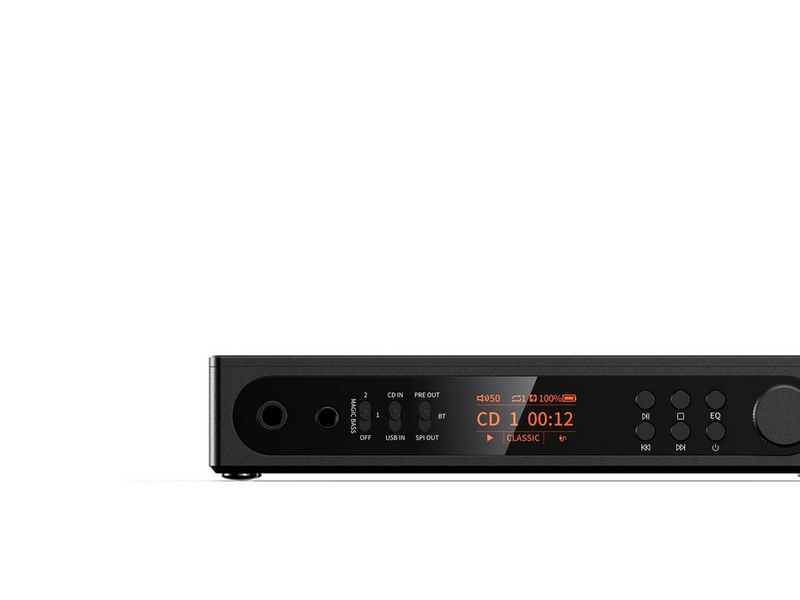 FiiO DM15 R2R - Portable CD Player - 24-Bit R2R DAC - Bluetooth - Black