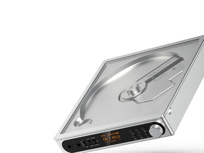 FiiO DM15 R2R - Portable CD Player - 24-Bit R2R DAC - Bluetooth - Silver
