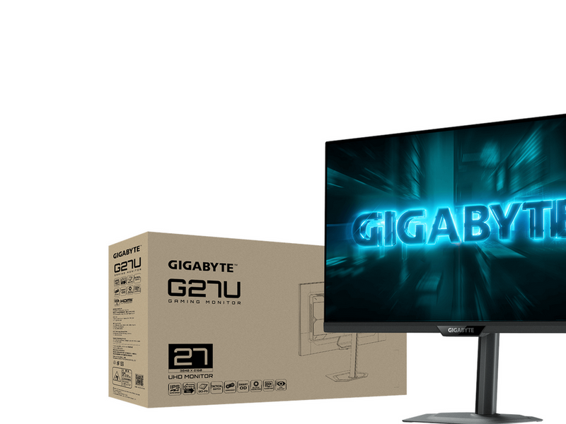 27" GIGABYTE G27U - 3840x2160 (4K) - 160Hz - IPS