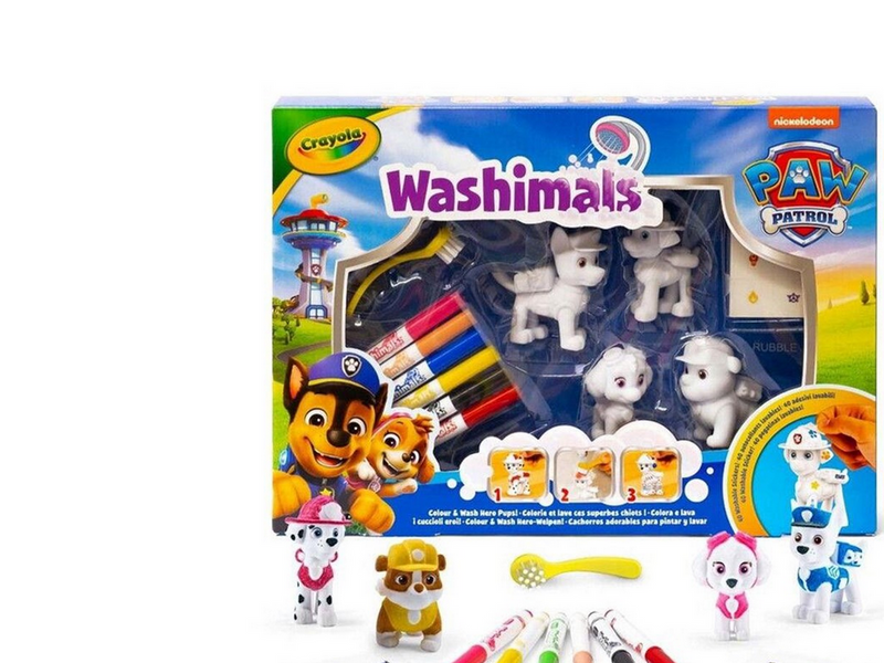 Crayola Washimals Paw Patrol w/ 4 Pups