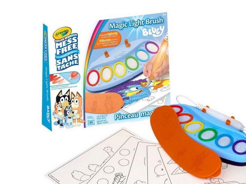 Crayola Color Wonder Magic Light Up Brush Bluey