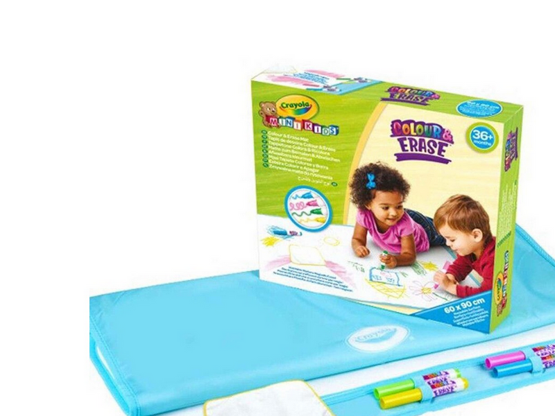 Crayola Mini Kids Color & Erase Mat 90X60Cm