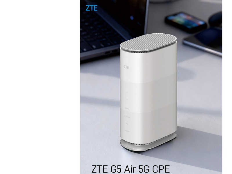ZTE G5 Air 5G CPE Wi-Fi 7 Router - 5G 802.11a/b/g/n/ac/ax/be (Wi-Fi 7)