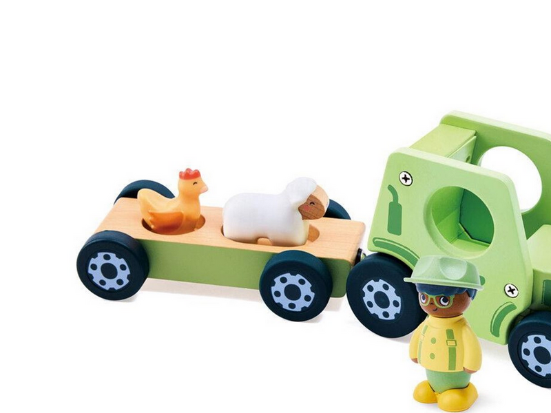 Hape The Rumbling Tractor With Sound