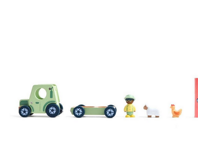 Hape The Rumbling Tractor With Sound