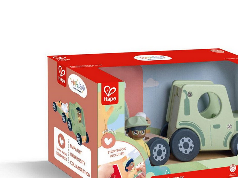 Hape The Rumbling Tractor With Sound