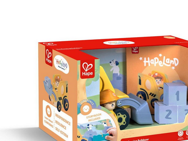 Hape The Buzzing Bulldozer With Sound