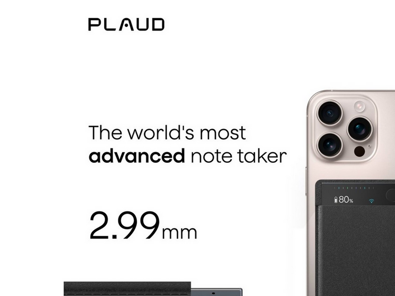 PLAUD Note Pro - 64 GB - AI Note Taker - Black