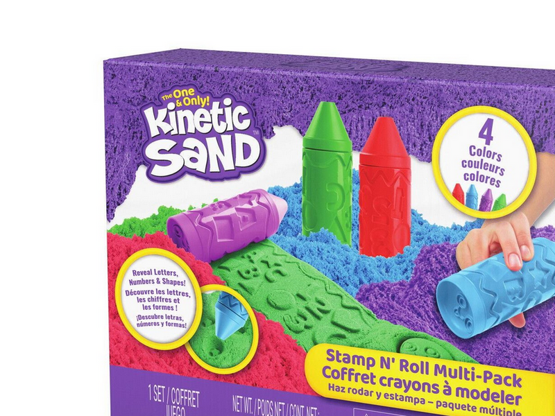 Kinetic Sand Stamp N' Roll Multipack