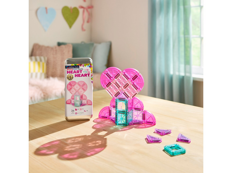 Magna-Tiles Heart to Heart Travel Set 26 pcs