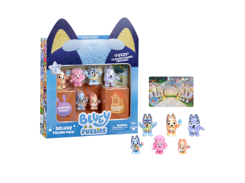 Bluey Fuzzies Fan Favorites 8 pack