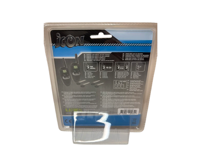 ICON Walkie Talkies PMR 8 km 16 ch.