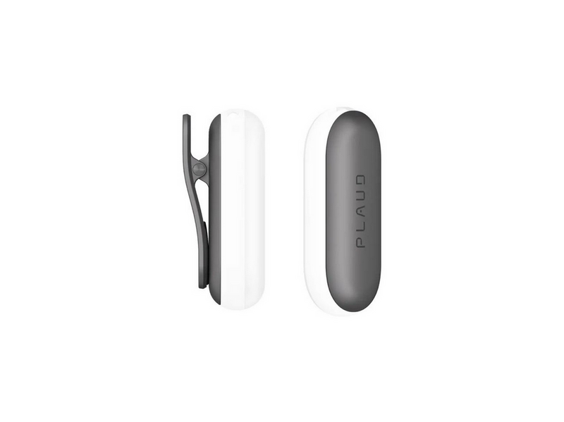 PLAUD NotePin Clip and Magnetic Pin - Cosmic Grey