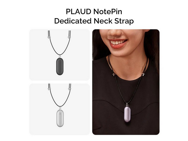 PLAUD NotePin Lanyard - Black