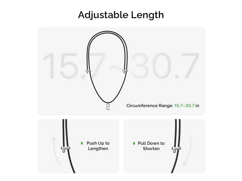 PLAUD NotePin Lanyard - Black