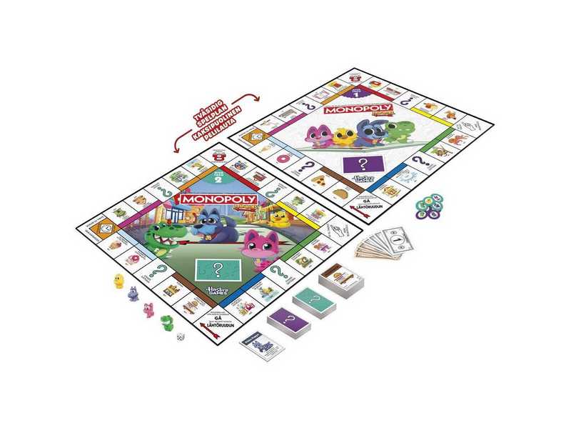 Hasbro Gaming Monopoly Junior 2 In 1 Refresh SE/FI