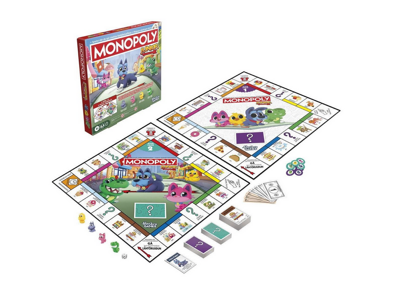Hasbro Gaming Monopoly Junior 2 In 1 Refresh SE/FI